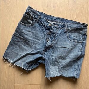 Cheap Monday Blue Denim Jean Shorts